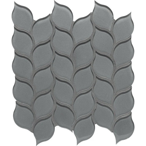 Dunes Platinum Leaves Ceramic/Porcelain Mosaic