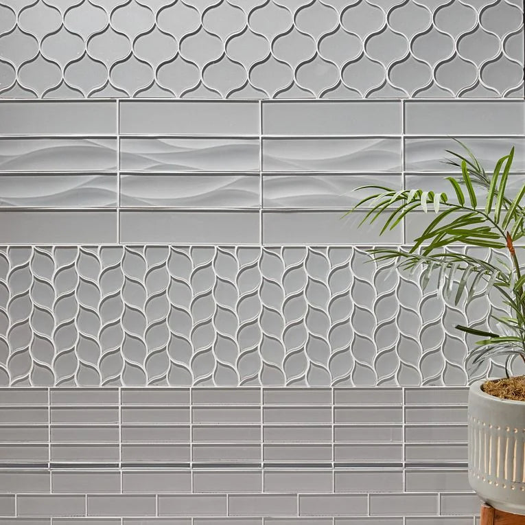 Dunes Denim 3x12 Wave Ceramic/Porcelain Wall Tile