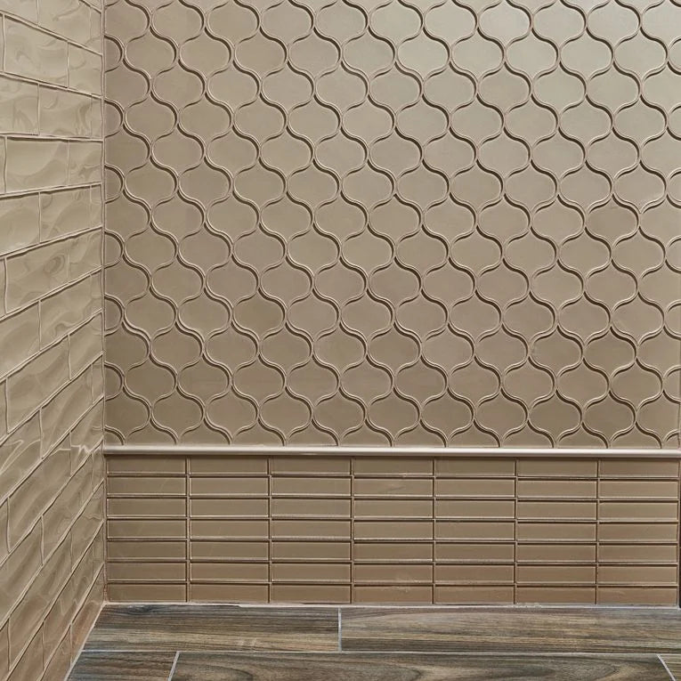 Dunes Sand Arabesque Ceramic/Porcelain Mosaic