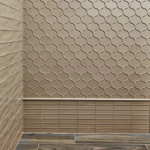 Dunes Sand Arabesque Ceramic/Porcelain Mosaic