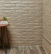 Dunes Sand 2x6 Staggered Joint Ceramic / Porcelain Mosaic