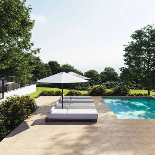 Durango 12x24 Pool Coping 5cm Eased Edge Travertine Paver