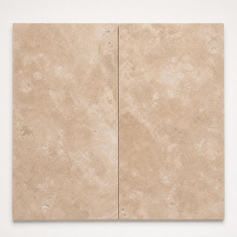 Durango 12x24 Honed Travertine Tile close-up