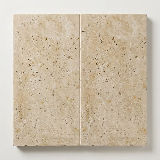 Durango 12x24 Pool Coping 5cm Eased Edge Travertine Paver close-up