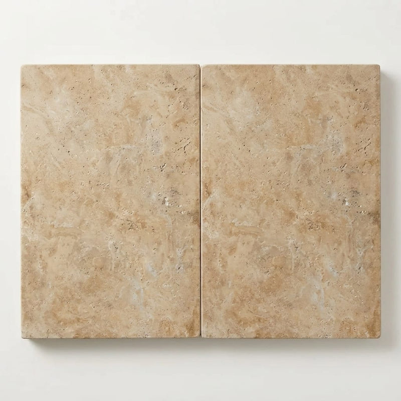 Durango 16x24 5cm Eased Edge Travertine Pool Coping close-up