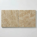 Durango 24x24 3cm Brushed & Lightly Chiseled Travertine Paver close-up