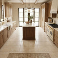 Durango / Paredon (Mexican) - Cross Cut Durango Travertine 12x12 Filled & Honed Travertine Tile — Kitchen floor