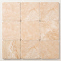 Durango / Paredon (Mexican) - Cross Cut Durango Travertine 12x12 Tumbled Travertine Tile close-up