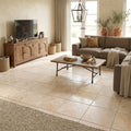 Durango / Paredon (Mexican) - Cross Cut Durango Travertine 16x16 Tumbled Travertine Tile — Family Room floor