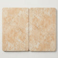 Durango / Paredon (Mexican) - Cross Cut Durango Travertine 16x24 Tumbled Travertine Tile close-up