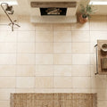 Durango / Paredon (Mexican) - Cross Cut Durango Travertine 16x24 Tumbled Travertine Tile — Living Room floor