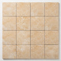 Durango / Paredon (Mexican) - Cross Cut Durango Travertine 4x4 Filled & Honed Travertine Tile close-up