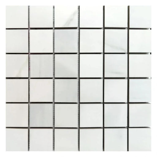 EC Calacatta Gold Matte Marble Look Porcelain Mosaic