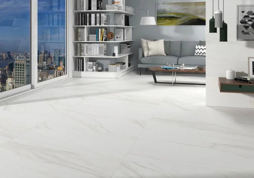 EC Calacatta Gold 48x48 Matte Marble Look Porcelain Tile