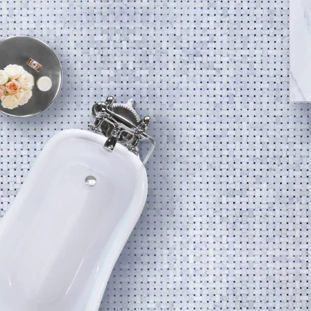 Eclipse Espresso 12x12 Linear Glass Stone Mosaic