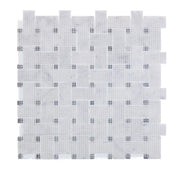 Eclipse Espresso 12x12 Linear Glass Stone Mosaic