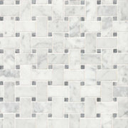 Essex Basket Weave 12x12 Marble Mosaic