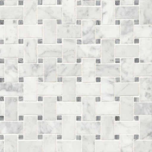 Eclipse Espresso 12x12 Linear Glass Stone Mosaic