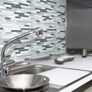 Eclipse Eternity 12x12 Linear Glass Stone Mosaic