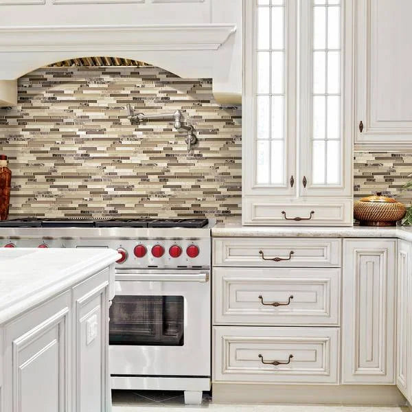 Eclipse Eternity 12x12 Linear Glass Stone Mosaic