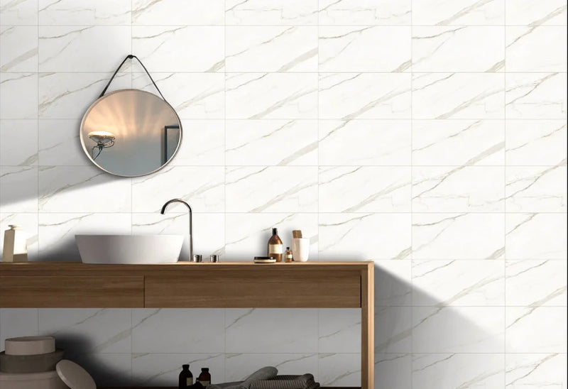 Elegance 12x24 Matte Gold Calacatta Porcelain Tile