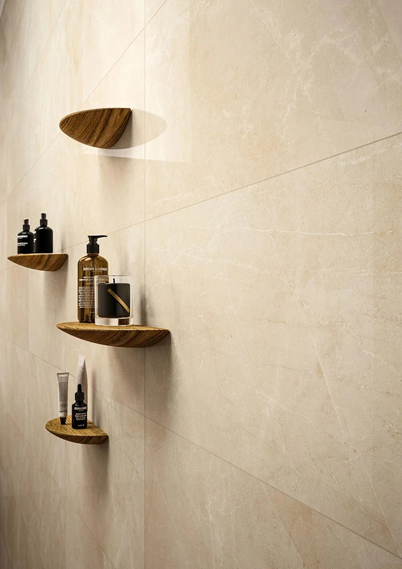 Elegance Marble Ivory 12x24 Polished Porcelain Tile