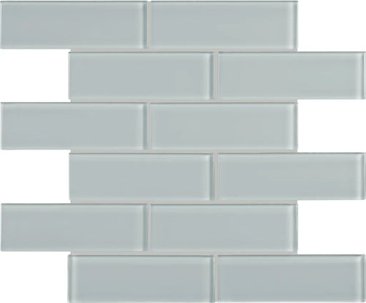 Element Cloud 2x6 Glass Mosaic Tile