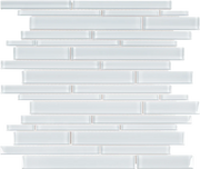 Element Ice Random 12x12 Glass Mosaic Tile