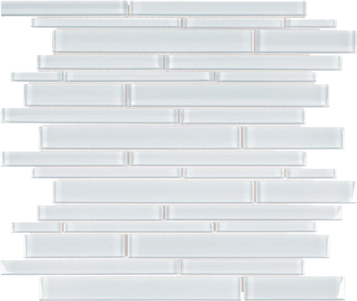 Element Ice Random 12x12 Glass Mosaic Tile