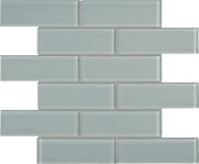 Element Shadow 26 2x6 Glass Mosaic Tile