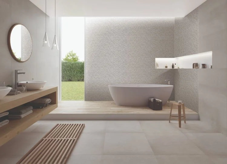 Elevation Grey Floor 24x24 Porcelain Tile