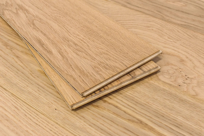 Elysian Avant Natural 7-1/2xRL (24-75) Wire-Brushed Urethane Oak Wood Flooring