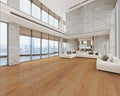 Elysian Collective Tan 7-1/2xRL (24-75) Wire-Brushed Urethane Oak Wood Flooring