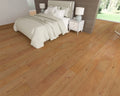 Elysian Collective Tan 7-1/2xRL (24-75) Wire-Brushed Urethane Oak Wood Flooring