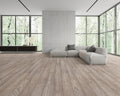 Elysian Ethereal Grey 7-1/2 in x Random Length (24 in - 75 in) Plank Wirebrushed, Urethane Engineered Oak Hardwood Flooring