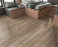Elysian Mojave Fog 7-1/2 in x Random Length (24 in - 75 in) Plank Wirebrushed, Urethane Engineered Oak Hardwood Flooring