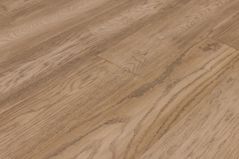 Elysian Mojave Fog 7-1/2 in x Random Length (24 in - 75 in) Plank Wirebrushed, Urethane Engineered Oak Hardwood Flooring
