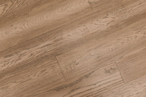 Elysian Mojave Fog 7-1/2 in x Random Length (24 in - 75 in) Plank Wirebrushed, Urethane Engineered Oak Hardwood Flooring