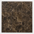 Emperador Dark 12x12 Select Polished Marble Tile close-up