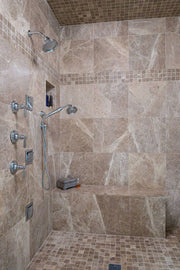 Emperador Light 18x18 Polished Marble Tile