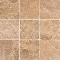 Emperador Light 18x18 Polished Marble Tile