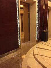 Emperador Light 18x18 Polished Marble Tile