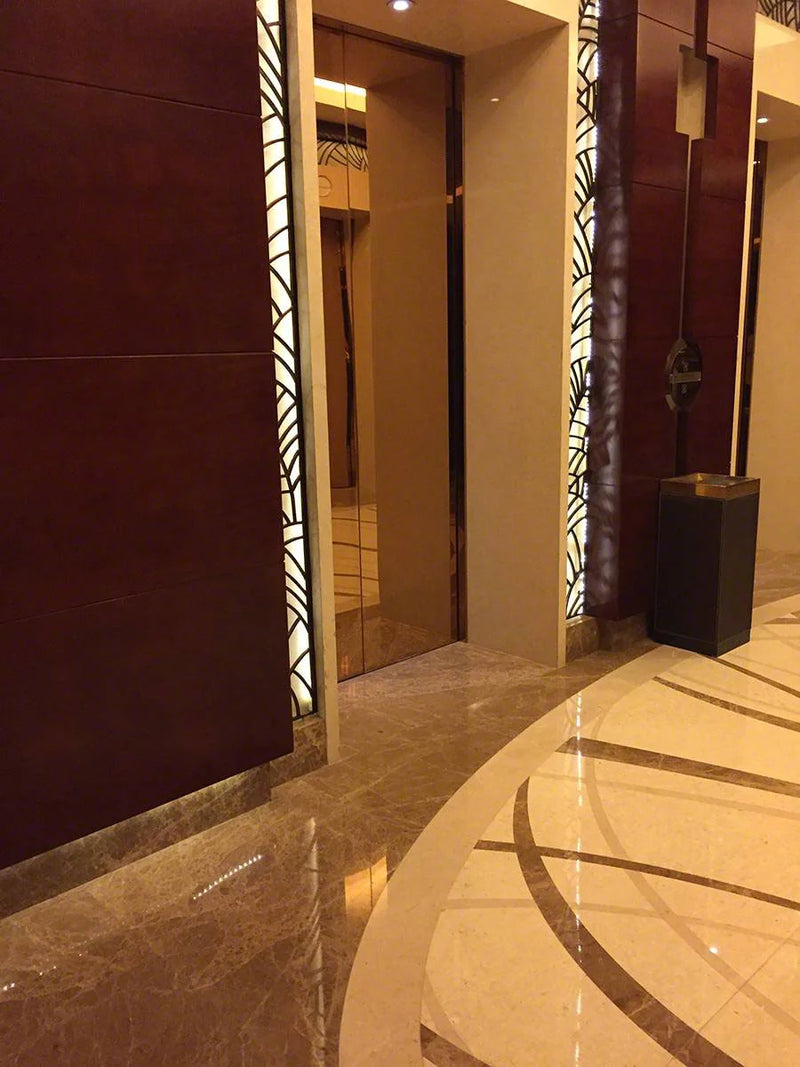 Emperador Light 18x18 Polished Marble Tile