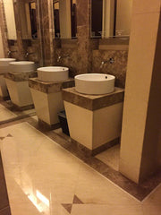 Emperador Light 18x18 Polished Marble Tile