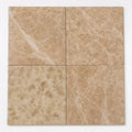 Emperador Light 18x18 Polished Marble Tile close-up