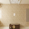 Emperador Light Marble 12x12 Polished Tile — Hallway floor