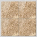 Emperador Light Marble 24x24 Polished Tile close-up