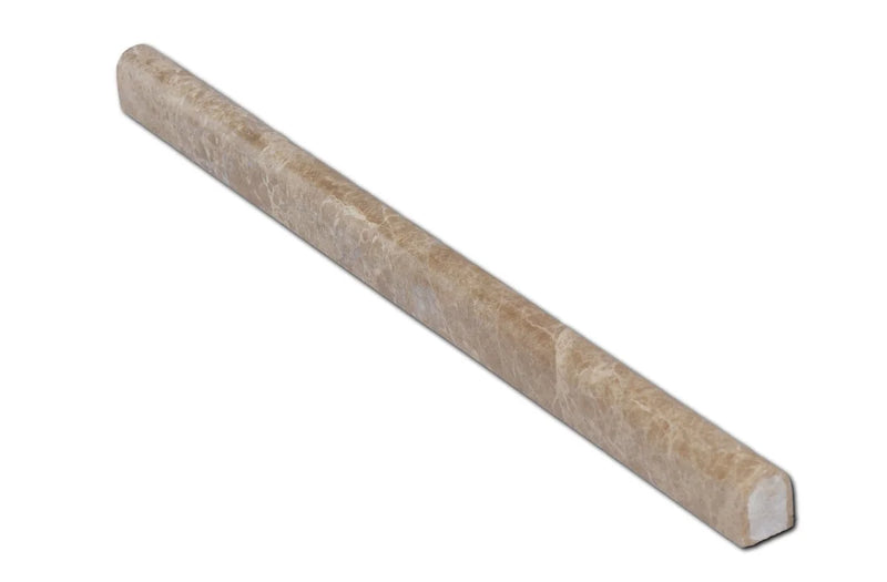 Liners Emperador Light 0.5x12 Pencil Polished Marble Trim