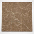 Emperador Light Turkish (Cedar) 12x12 Natural Marble Tile close-up