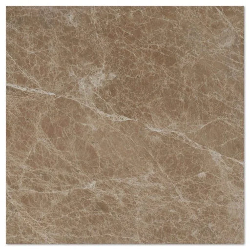 Emperador Light Turkish (Cedar) 12x12 Natural Marble Tile